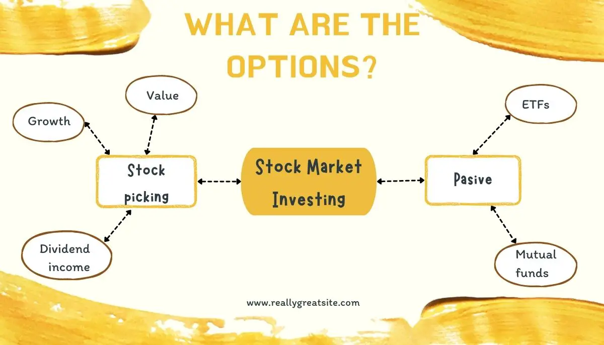 What are the options available to invest in the stock market?